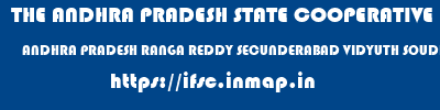 THE ANDHRA PRADESH STATE COOPERATIVE BANK LIMITED  ANDHRA PRADESH RANGA REDDY SECUNDERABAD VIDYUTH SOUDHA  ifsc code